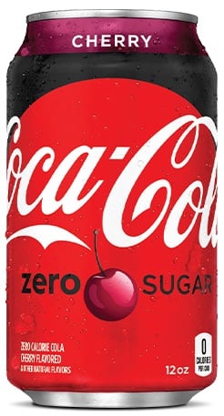 Cherry Coke Zero Sugar drink
