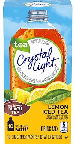 Crystal Light Iced Tea drink