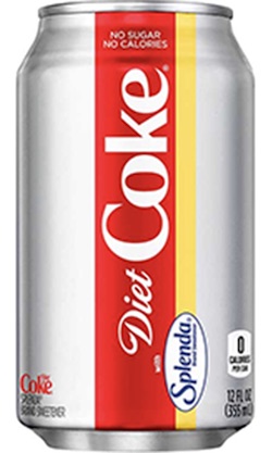 Diet Coke with Splenda drink