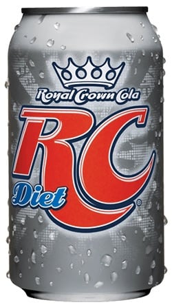 Diet RC Cola drink