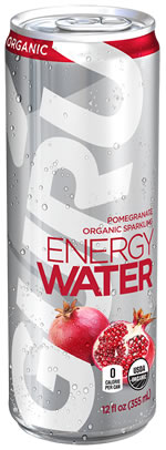 GURU Sparkling Energy Water drink