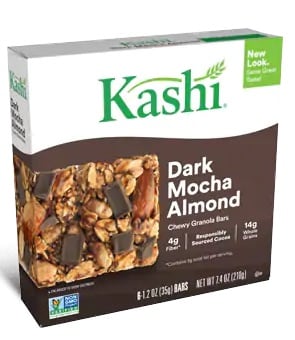 Kashi Dark Mocha Almond Bar drink