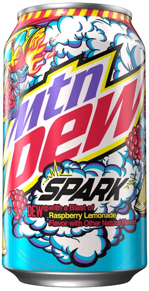 Mountain Dew Spark drink