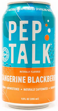 Pep Talk Sparkling Water drink