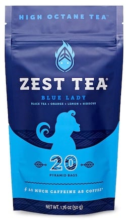 Zest Highly Caffeinated Tea drink