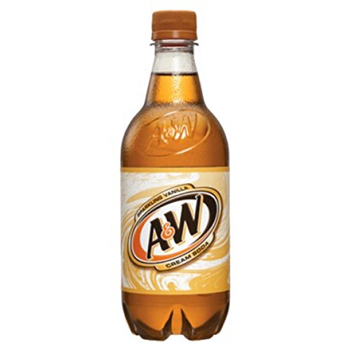 A&W Root Beer 20 Oz (24 Pack) (Cream Soda)
