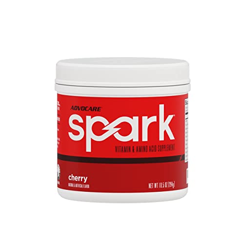 AdvoCare Spark Vitamin & Amino Acid Supplement - Focus and Energy Drink Mix - Cherry - 10.5 Oz
