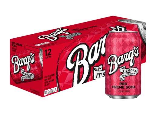 Barq's Red Creme Soda Cans, 12 Ounces Bundled by Louisiana Pantry (12 Pack)