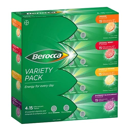Berocca Performance Effervescent Tablets 60 Count Limited Edition Celebration Pack