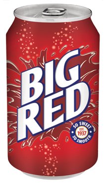 Big Red Soda Soft Drink, 12 Fl Oz (Pack of 24)