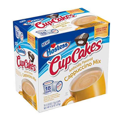 Hostess Cupcakes Flavored Cappuccino Single Serve Cups - 18 Count