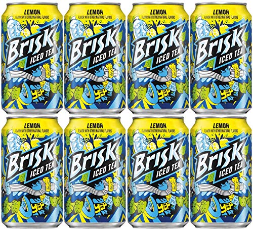 Brisk Iced Tea, Pack of 8, 12 Oz Cans