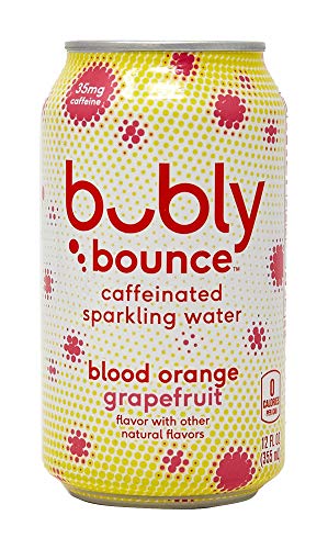 Bubly Bounce Blood Orange Grapefruit 12oz Can, 12 Fl Oz