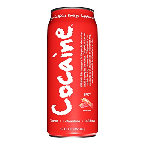 Cocaine Energy Drink - 12 Can Case - 12.0 fl oz Cans