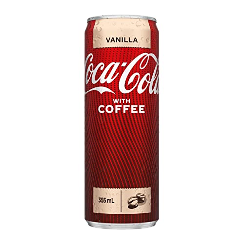 Coca-Cola with Coffee, Vanilla Flavor, 355mL/12.4 oz. Can (Imported from Canada)