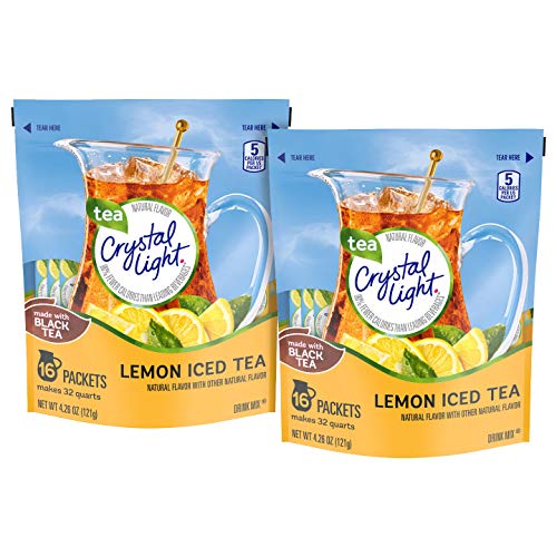 Crystal Light Iced Tea Drink Mix - Lemon - 4.26 oz - 16 ct - 2 pk