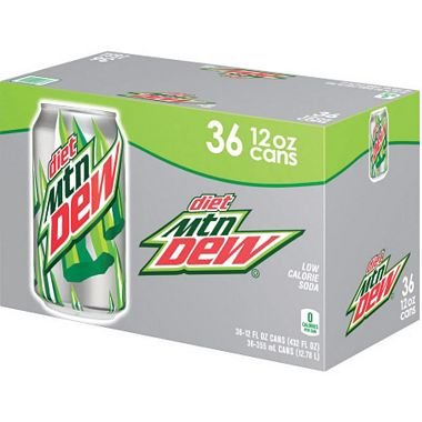 Diet Mountain Dew (12 oz. cans, 36 ct.) (pack of 2)