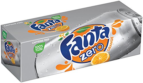 Fanta Fridge Zero Pack Cans, Orange, 12 Ounce (Pack of 12)