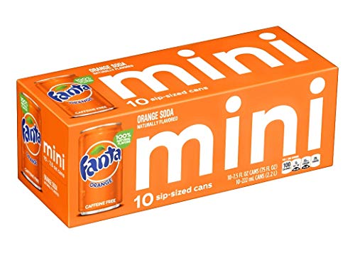 Fanta mini,10 cans 7.5 fl oz