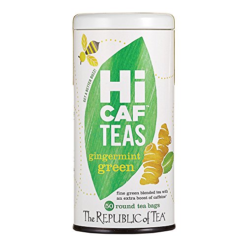 REPUBLIC OF TEA Hicaf Gingermint Green Tea, 50 CT