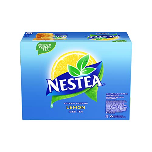 Nestea Lemon Soft Drinks, 341mL/11.5oz., cans, Pack of 12, Imported from Canada)