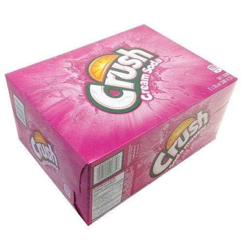 Crush Cream Soda Soft Drink Cans (12) {Imported from Canada}12 Fl Oz / 355 Millilitre