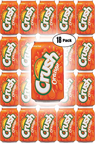 Crush Orange, 12 Fl Oz Can (Pack of 18, Total of 216 Oz)