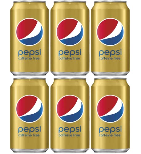 Pepsi Caffeine Free, 12oz Cans, Pack of 6