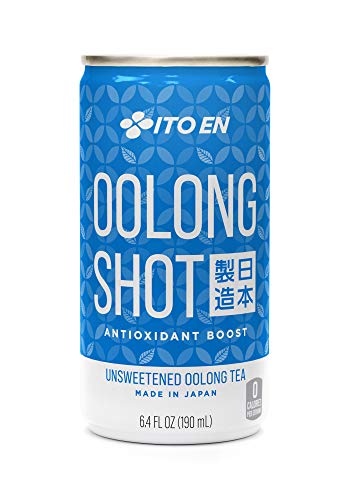 Shot 6.4 Ounce Unsweetened Zero Calories, Caffeinated Oolong 6.4 Fl Oz (Pack of 30) 192.0 Fl Oz
