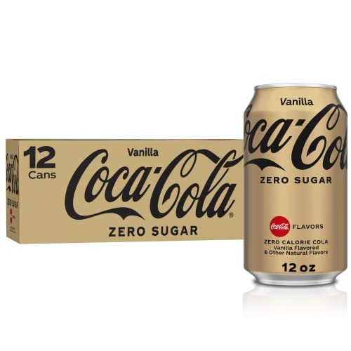 Coca-Cola Vanilla Soda, 12 Oz Cans, Pack of 12